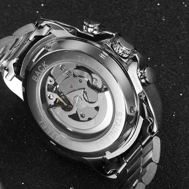 Winner Skeleton Mechanical Luxury Watch for Men 1233423407 1