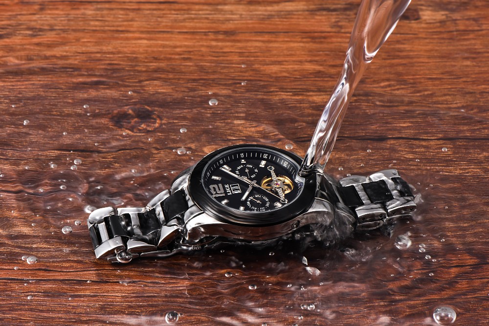 LIGE Brand Luxury Ceramic Automatic Watch for Men 1517495573 1