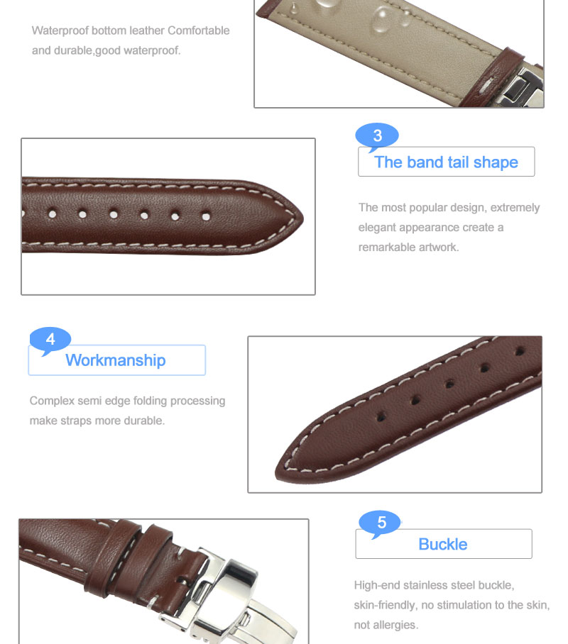 Genuine ZLIMSN Leather Watch Bands 169395710 1