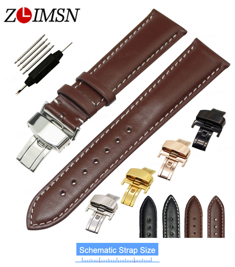 Genuine ZLIMSN Leather Watch Bands 1698071097 1